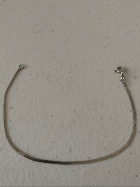 Milor Silver Herringbone Bracelet